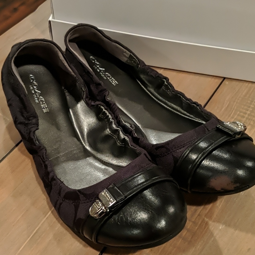 Coach ballet flats.